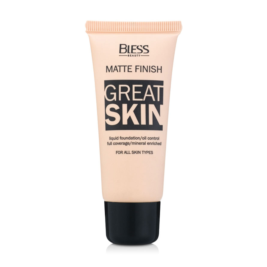 Тональний крем для обличчя Bless Beauty Great Skin Matte Finish 04 Sand, 30 мл